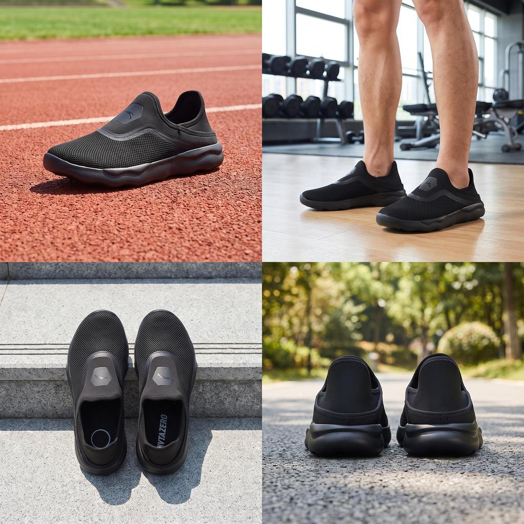 Anta Simple Action Training Shoes Summer 2026 Men sneaker Basic-Black 912627706-1