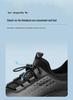 Red Dragonfly Men's Waterproof Leather Sneakers: Autumn Casual, Non-Slip, Soft Sole Travel Shoes