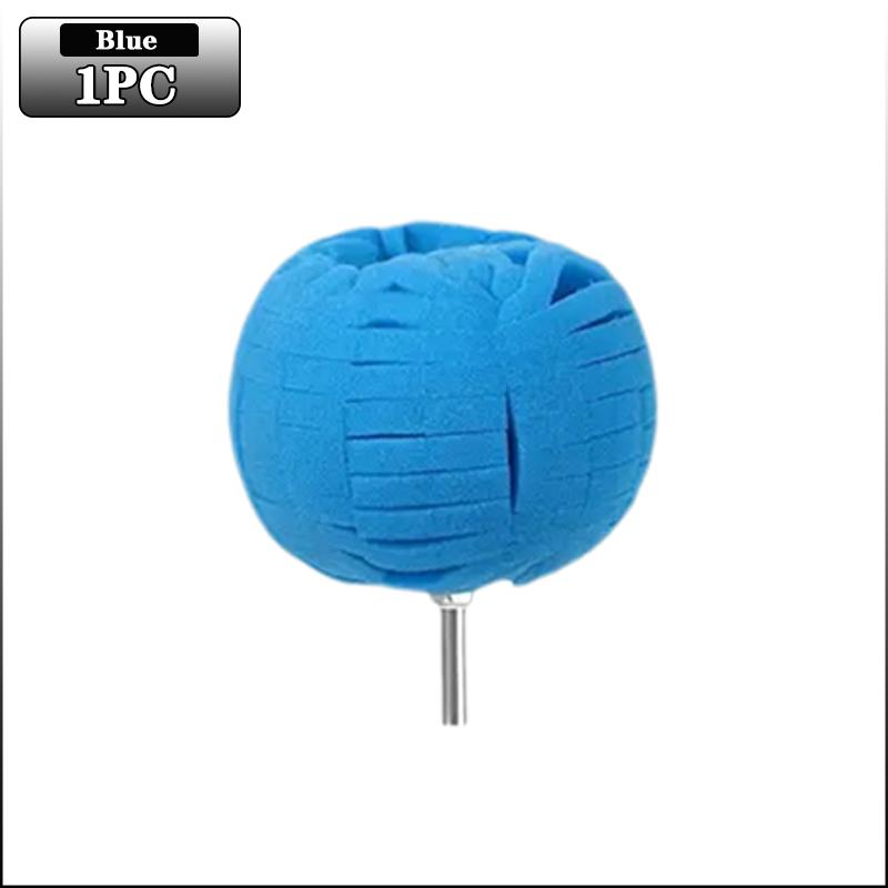 1-4PCS Car Hub Polishing Sponge Grinding Head Conical Sponge Wheel Buffer for Metal Plastic Automotive Wheel Detail Tool