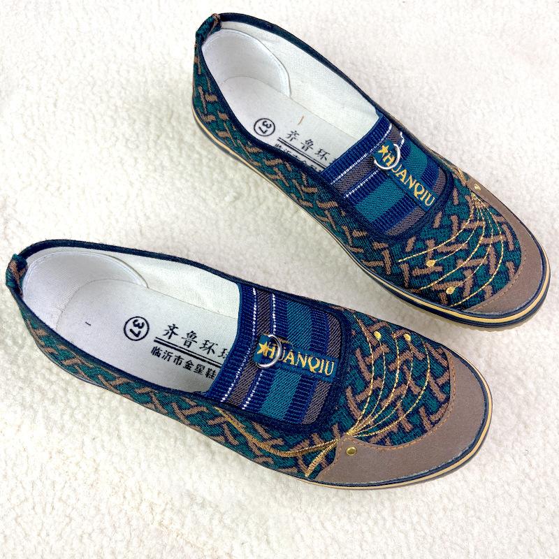 

Старые пекинские тканевые туфли женские дышащие низкие нескользящие резиновые повседневные туфли обувь для мам среднего и пожилого возраста универсальная и удобная 42
