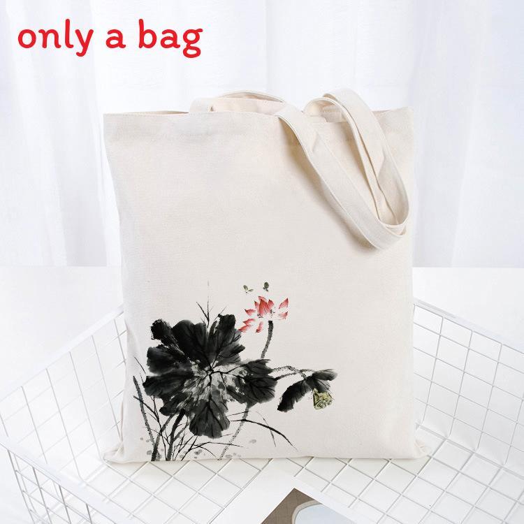Minimalist Canvas Shoulder Bag For Daily Use With Large Capacity