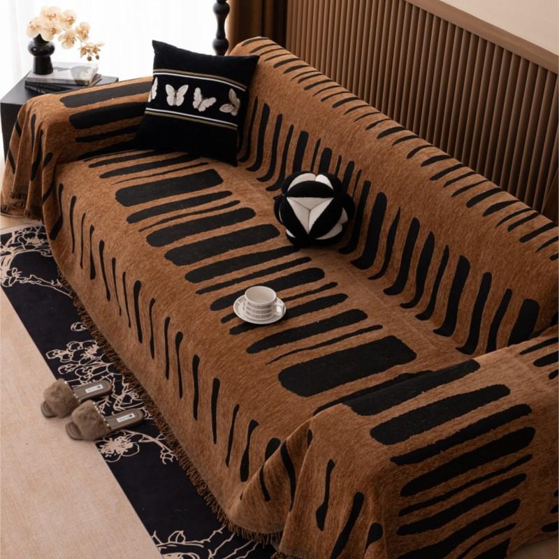 All-season Chenille Camping Picnic Sofa Cover  Dark Funda Sofa Bohemia Sofa Covers Mats Throw Blankets