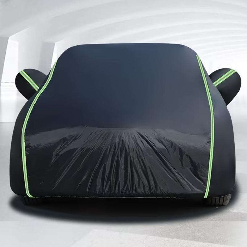 Car Cover Waterproof Oxford Cloth Cover Outdoors Full Car Covers with Reflective Strips Sun, and Dust Protection