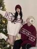 Nordic Faroe Islands Reindeer Cable Knit Christmas Sweater for Men and Women