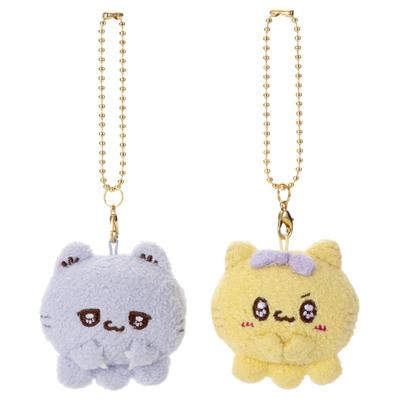 Loveies Nakayoshi Kugelkette Maskottchen Ururuto Nyapo Plüschtier Breite ca. 12cm