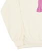 GRAVER [Unisex] Ghost Center Sweatshirt_Cream/Pink Logo
