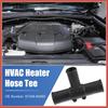 ACROPIX 2 Pcs Black Plastic Tee, Quick-connect Heater Hose Connector for Toyota Land Cruiser 1992-2007, Sequoia 2001-2007, Sienna 2004-2007 - HVAC
