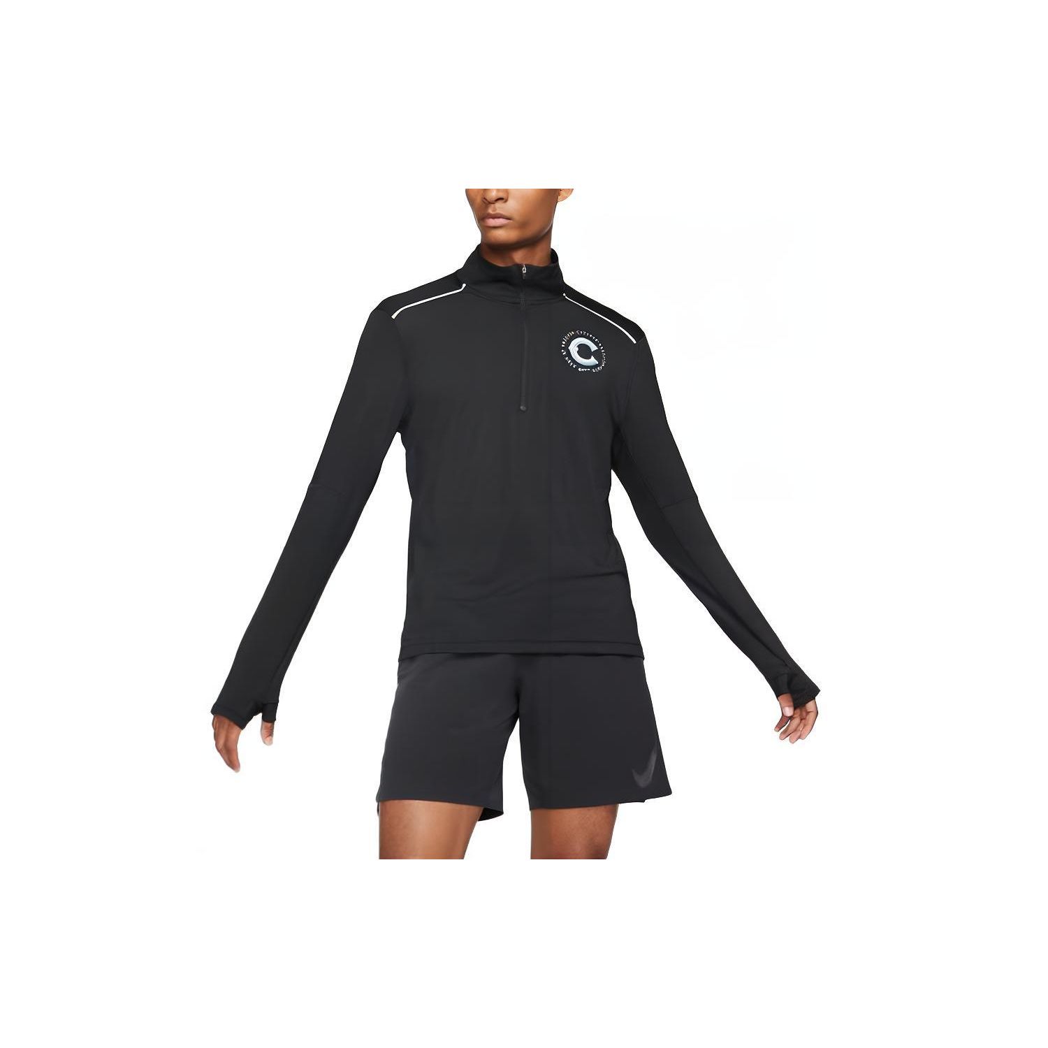 

Мужские куртки с длинным рукавом Nike Sports Casual для бега и фитнеса, черные CK0763-010 XL