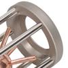 Trapped Spiked Ball Puzzle Adult Portable Zinc Alloy Funny Unlocking Puzzle Toy for Home Office