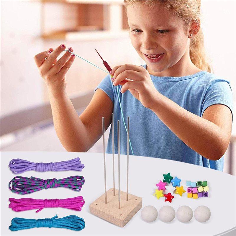 ABBP-Parachute Cord Monkey Fist Kit - Paracord, DIY Craft Rope, Fun Educational Activity For All Ages