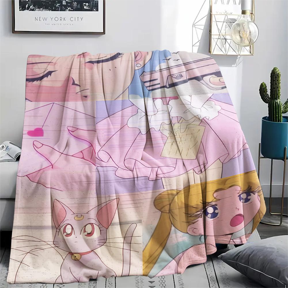 Sailor Moon Tsukino Usagi Main Blanket, Sailor Moon Fan Soft Throw, Great Gift.chl