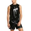 Traje de Sudoración Impermeable para Hombre S-3XL Top sin Mangas y Boxer con Cierre Lateral Ropa Deportiva Adaptativa para el Cuidado de Personas con Discapacidad