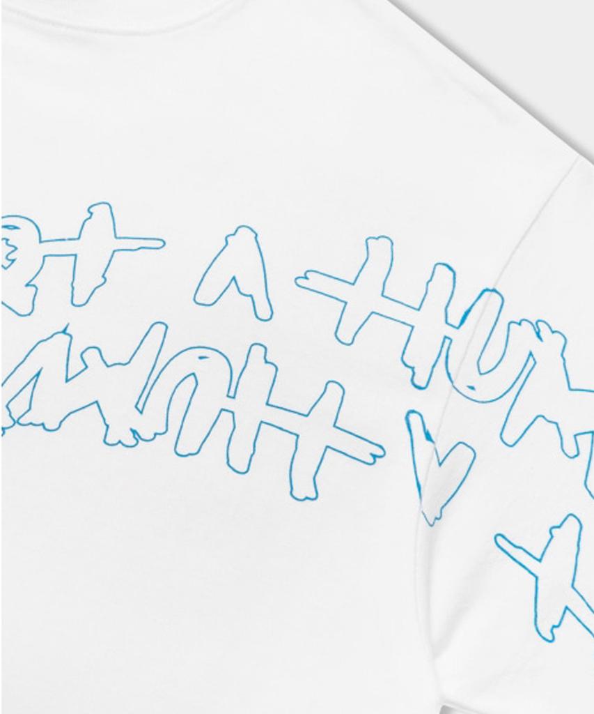 Aimnaseohyumeonbiing Warp Logo Tee - White