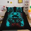 3D Game Console Printing Home Bedclothes Single Size Bed Clothes Boy Kid Highend Soft Bedding Set Cover