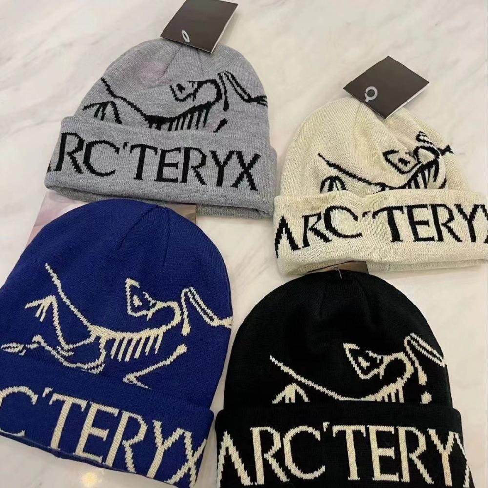 Beanie Thread Knitted Hat Word Bird Warm Woolen Cap Unisex Hip-hop Style Hat  In Autumn Winter