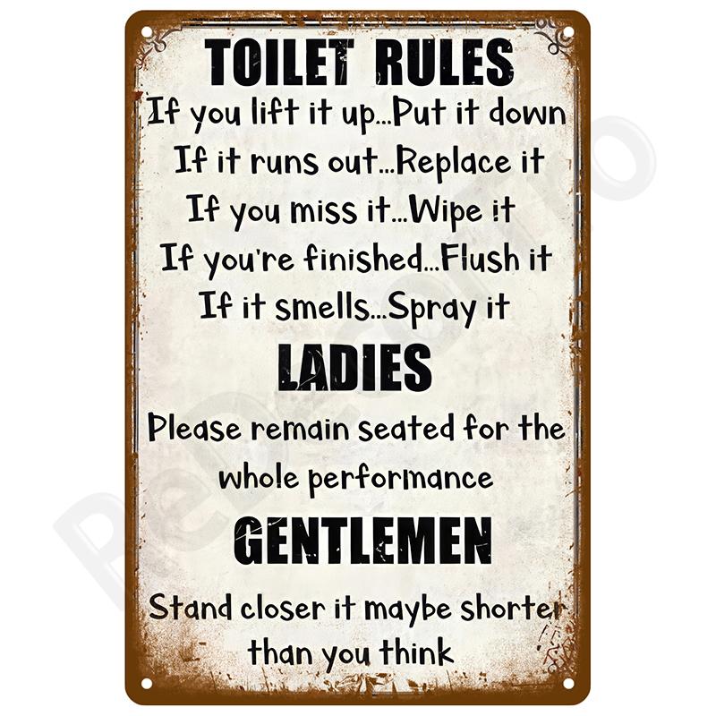 Retro Wall Art Tin Sign Interior Outdoor Aesthetic Room Vintage Home Decor Items Decoration Luxury Metal Sign Poster Plates Bar