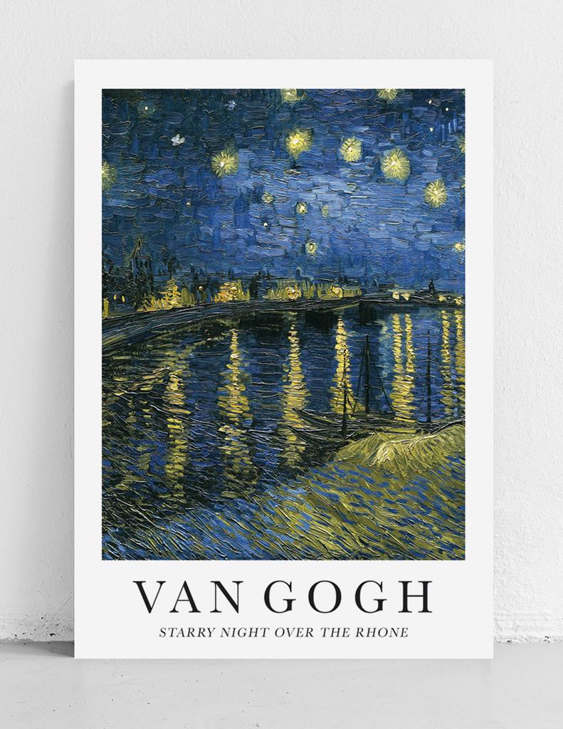 Poster Van Gogh Over the Rhone