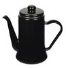 Pearl Metal Cafeteria Enamel Coffee Pot, 1.1L, Black, HB-2583