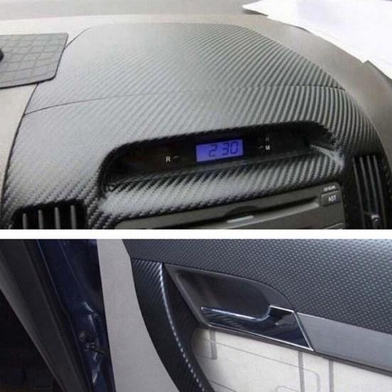 Carbon Fibre Vinyl Sheet Wrap Sticker Film Paper Decal Car Motorcycle Sticker