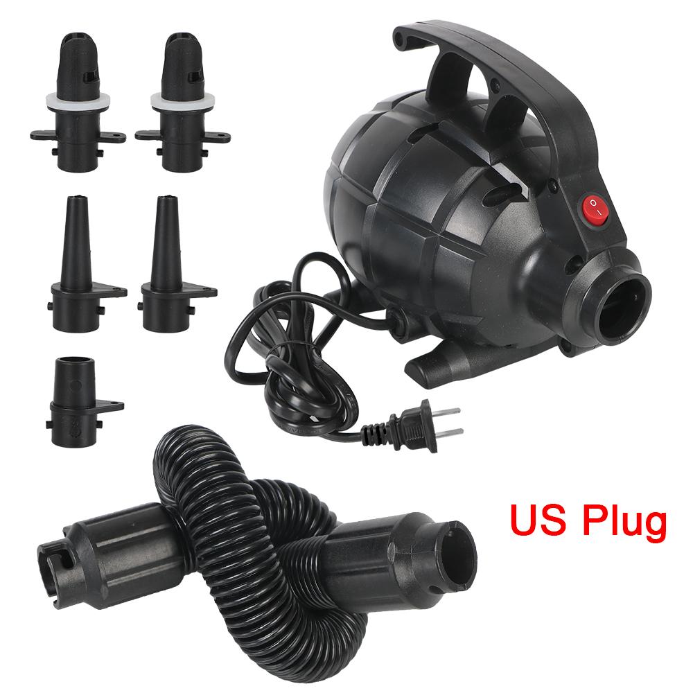 Narzędzie do pompowania materaca powietrznego Dom Gospodarstwo domowe Kemping Narzędzie użytkowe Elektryczna pompa powietrza Przenośny kompresor powietrza 600 W Wtyczka EU/US 220 V