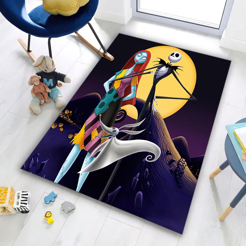 1PC The Nightmare Before Christmas Rug - Home Decoration Carpet For Living Room Bedroom Flooring Computer Chair Area Rug