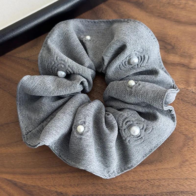 

Ретро Принт Цветы Жемчужная Резинка для Волос Повязки на Голову Женский Темперамент Веревка для Волос Обруч для Волос Женские Аксессуары для Волос Модный Головной Убор Новый