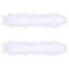 2 Pcs Feather Cuffs for Arms, Furry Slap Wrist Bracelets for Game Party Wedding Christmas, Winter Gift for Women