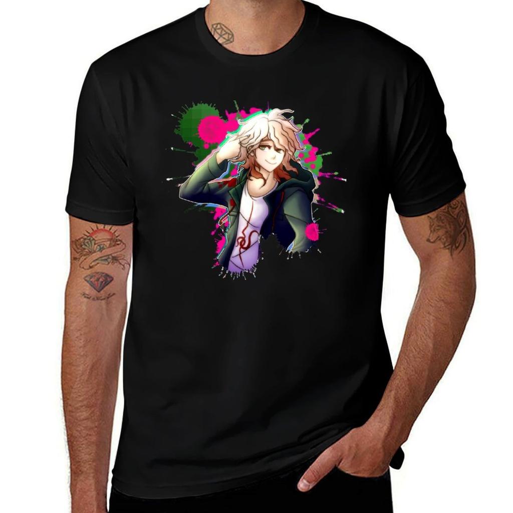 Nagito Komaeda Tshirt Big Size Crew Neck Tshirt