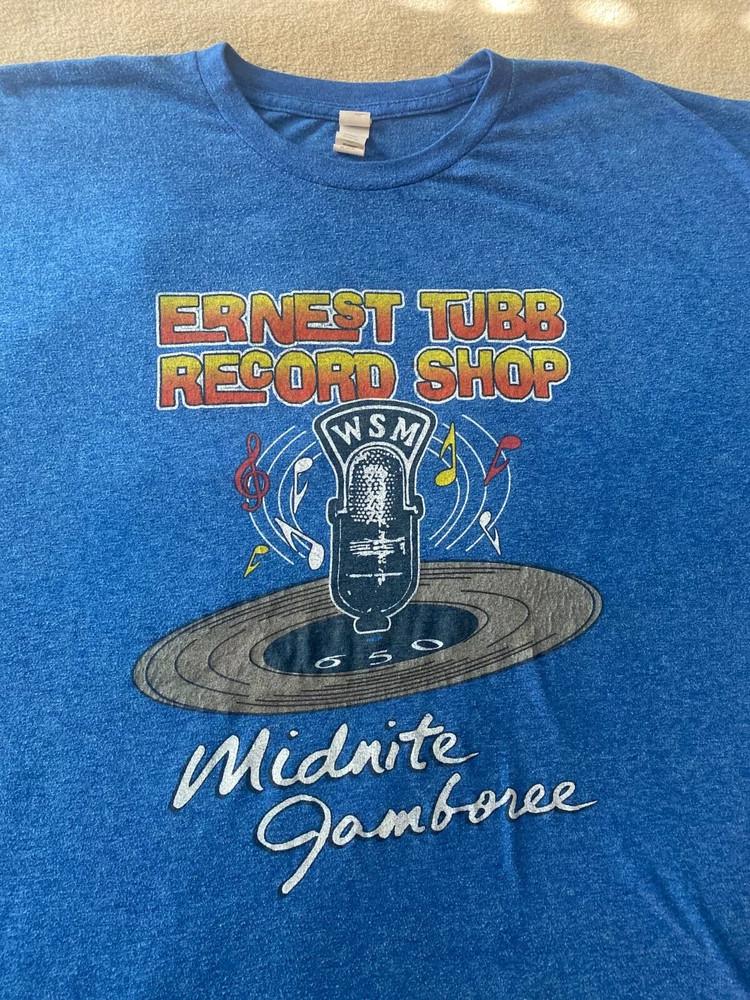 Ernest Tubb Midnite Jamboree BLUE T Shirt  Unisex T-Shirt S