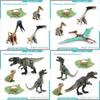 Pterosaur T Rex Growth Cycle Figures Pvc Models For Kid Science Educational Gift