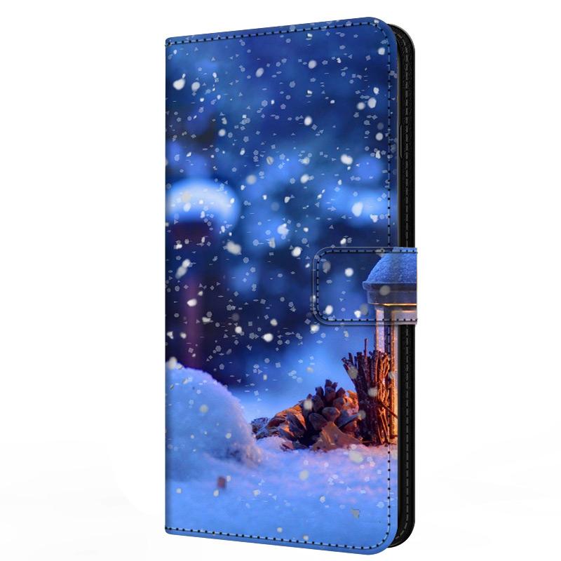 

Christmas Leather Covers For Samsung Galaxy Note 20 5 8 9 10 Pro Plus Lite Cover Note20 Ultra Cute Flip Wallet Coque For Note 10 Galaxy Note 5 темно-красного