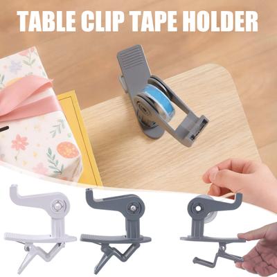 Stacjonarny podajnik taśmy Przenośny uchwyt na rolkę klejącą ze zaciskiem do domu biura szkoły artykuły papiernicze pakowanie pakowanie prezentów