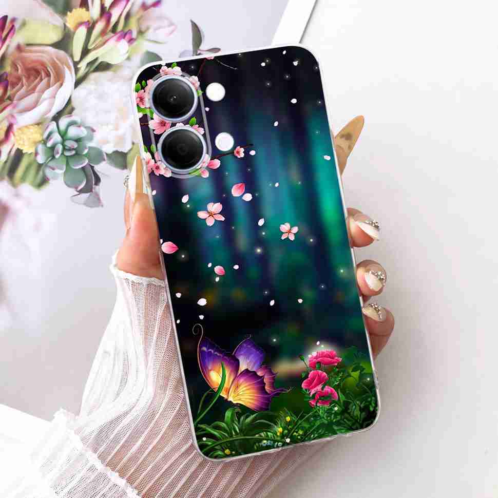 For vivo Y05 4G 6.74" Case Simple Cute Cartoon Cat Rabbit Silicone TPU Back Cover For Vivo y05 VIVO Y 05 4G Phone Cases Bumper