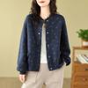 Mom's Plus-Size Women's Casual Baseball Hoodie Jacket - Autumn/Winter Fashion