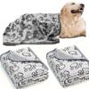 Ultra Soft Fluffy High Quality Pet Blanket Cute Cartoon Pattern Pet Mat Warm and Comfortable Blanket for Cat Dogs Cat Bath Towel