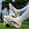 Kinder/Herren Socken Mund Fußballschuhe Gummi Weiche Sohle Kurzen Nagel Kunstrasen Leder Jugend Kinder Fußballschuhe