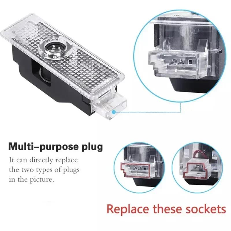 2 Stück LED Auto Tür Willkommenslicht Projektorlicht Dekorative Lichter Für Mini Cooper OneS JCW R55 R56 R58 R59 R60 F56 F60 2022 2023