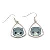 Scottish Fold - Elegant Metal Earrings As a Gift from the Brand