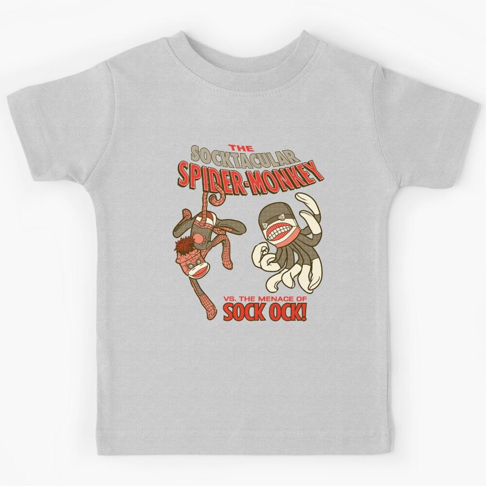 Socktacular Spider-Monkey Kids T-Shirt 170