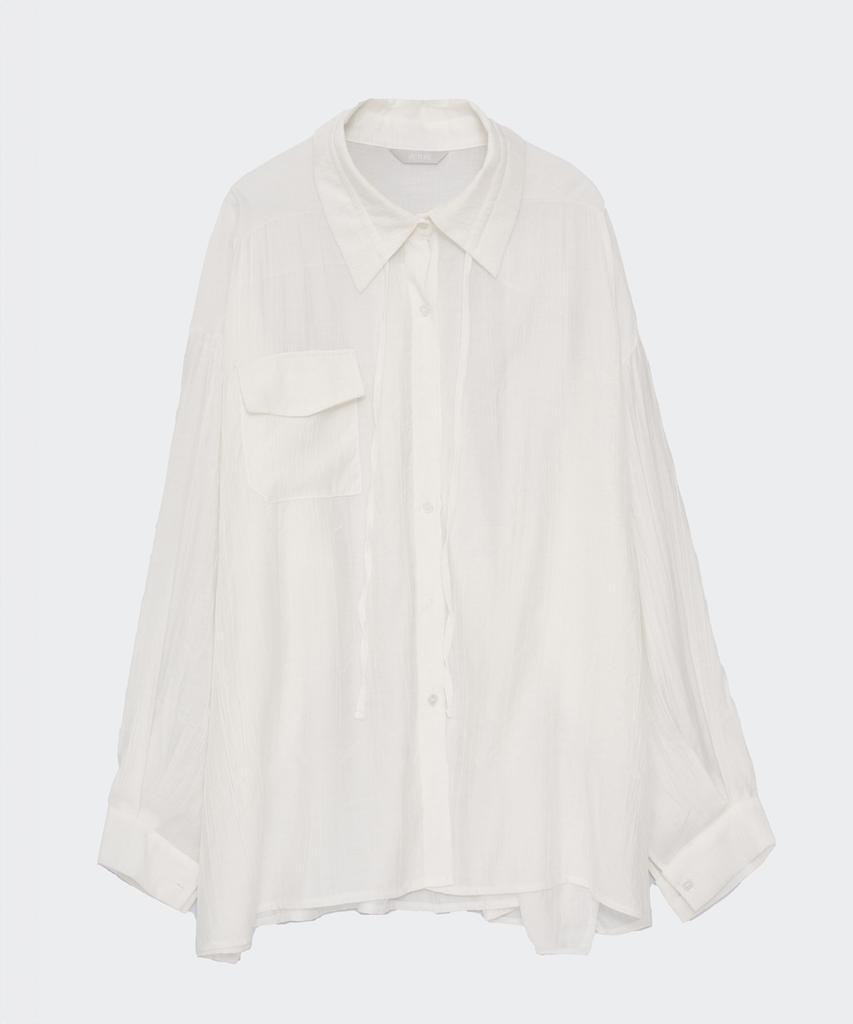 NEALIZE Rayon Strap Blouse White