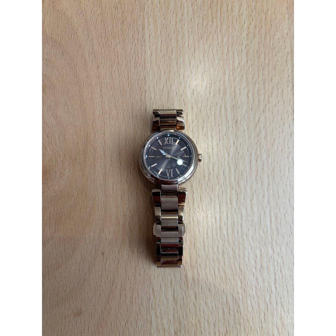 Used CITIZEN xC Cross Sea Working Item Radio Clock Wristwatch Ladies
