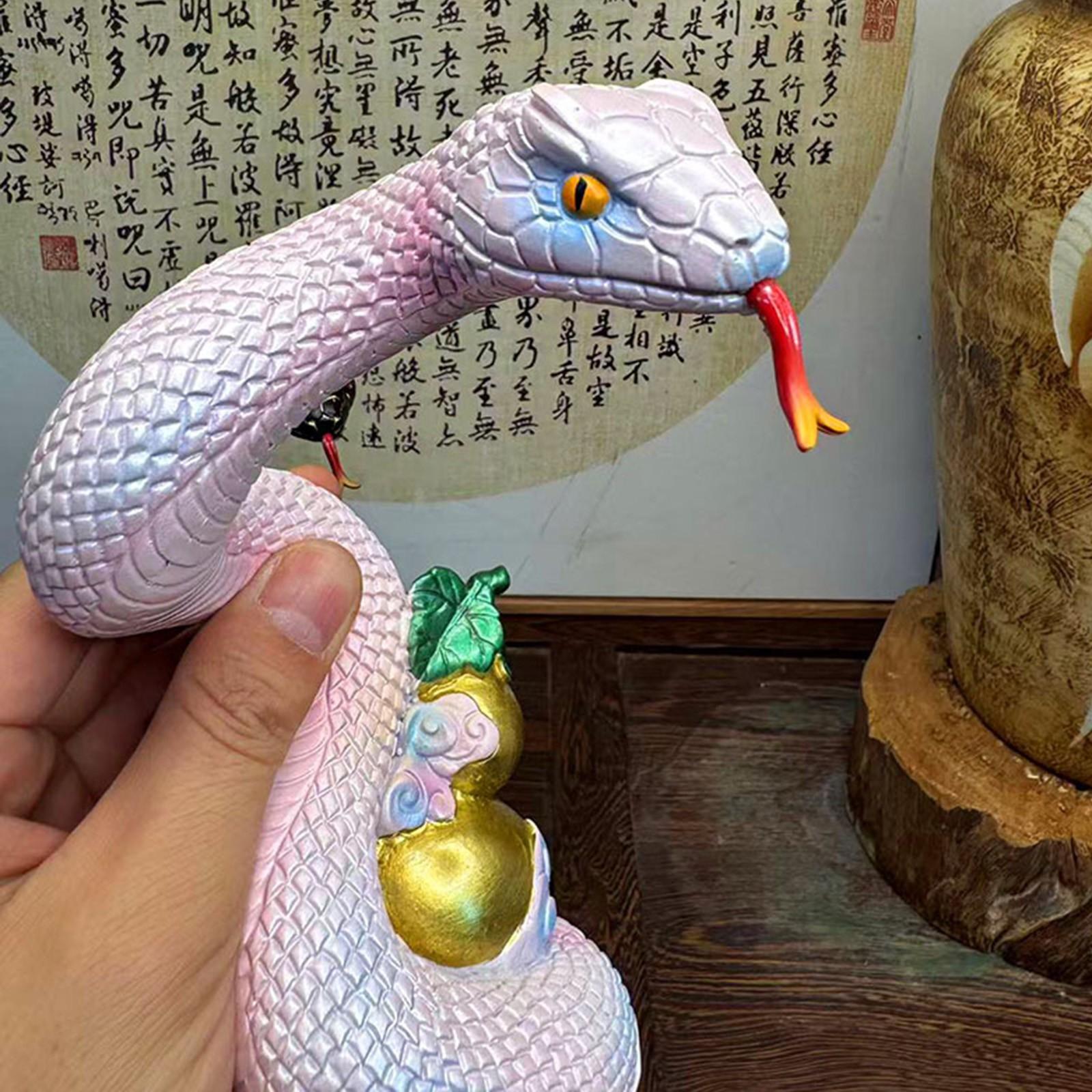 

Змеиные украшения Украшения для гостиной Статуи Украшения для зала Северо-Восток Пять Креативные украшения One Size светло-розовый