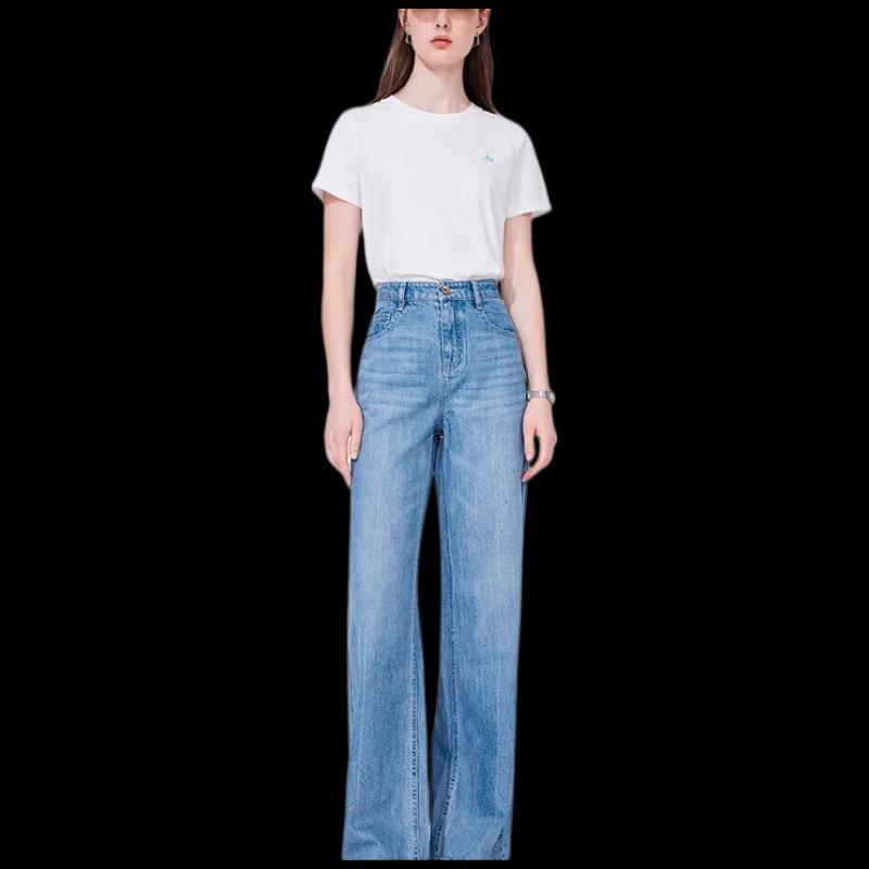 Navigare Italian Women s Lightweight Straight-Leg Jeans XXL