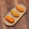 Llavero Divertido de Muslo de Pollo Frito Ala de Pollo Colgante Creativo Mini Simulación Comida Con Llavero Para Accesorios de Bolso de Mano