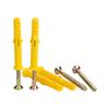 Yellow Croaker Expansion Set: Plastic Tube, Screw Bolt, Rubber Plug, Nylon Nail (Sizes 6/8/10).