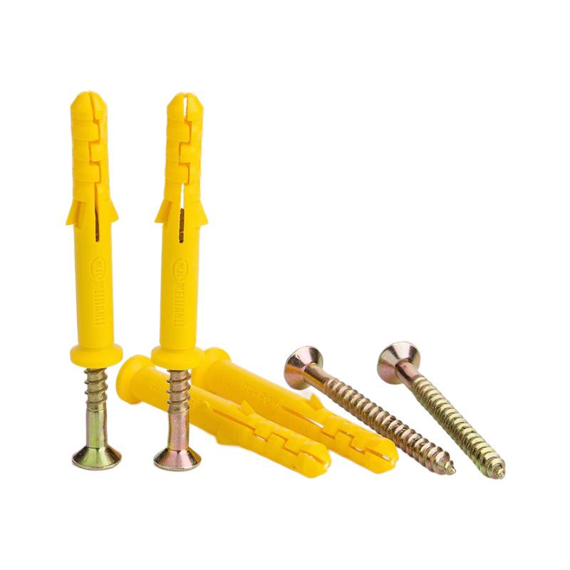 Yellow Croaker Expansion Set: Plastic Tube, Screw Bolt, Rubber Plug, Nylon Nail (Sizes 6/8/10).