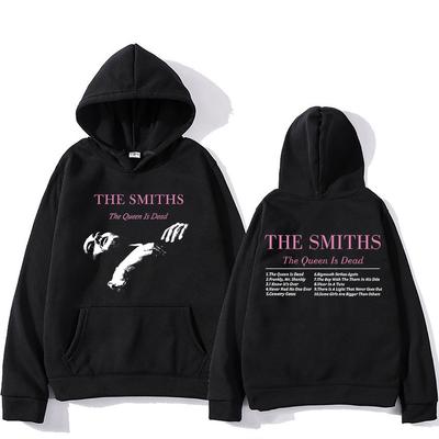 The Smiths Hooded The Queen Is Dead Imprimare grafică Hanorace gotice din lână Haine cu mânecă lungă Hip Hop Hanorac punk