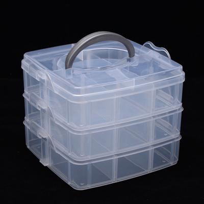 Průhledná krabička na šperky Velkokapacitní dokončovací krabička Náhrdelník Prsten Náušnice Úložná krabička Šperkovnice Ornament Box