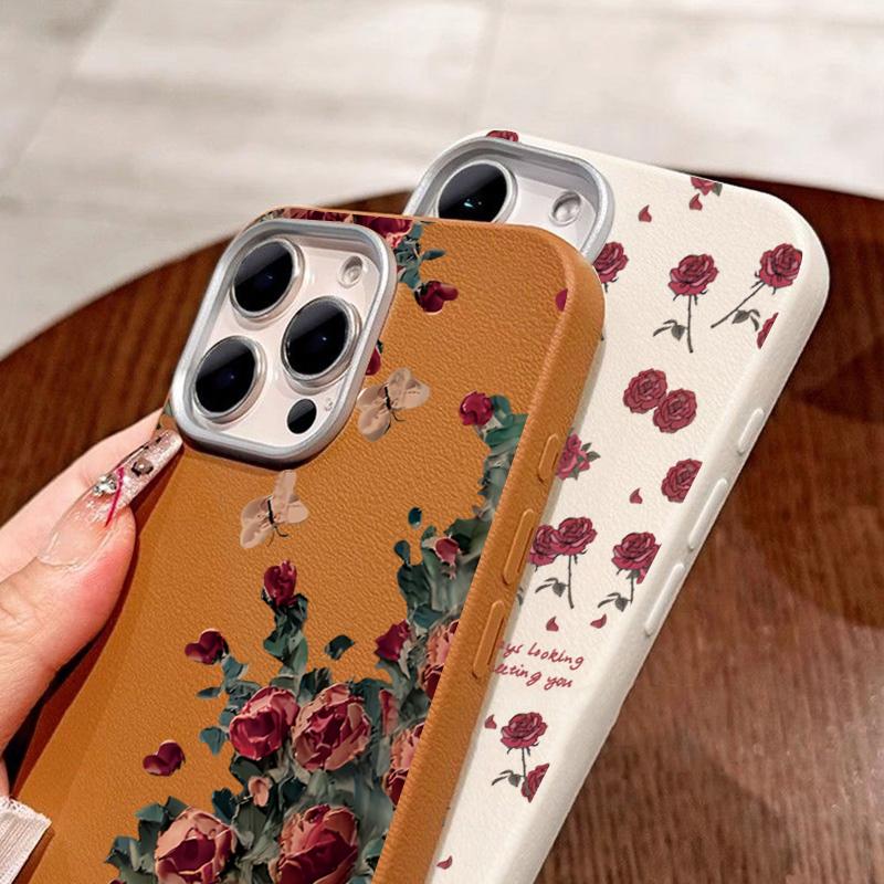 Redmi Note 14 Cases Retro Fashion Rose Faux Leather Phone Case for Xiaomi Redmi Note 12 13 Pro Plus 10S 11S 12S 11 13C 14C Cover