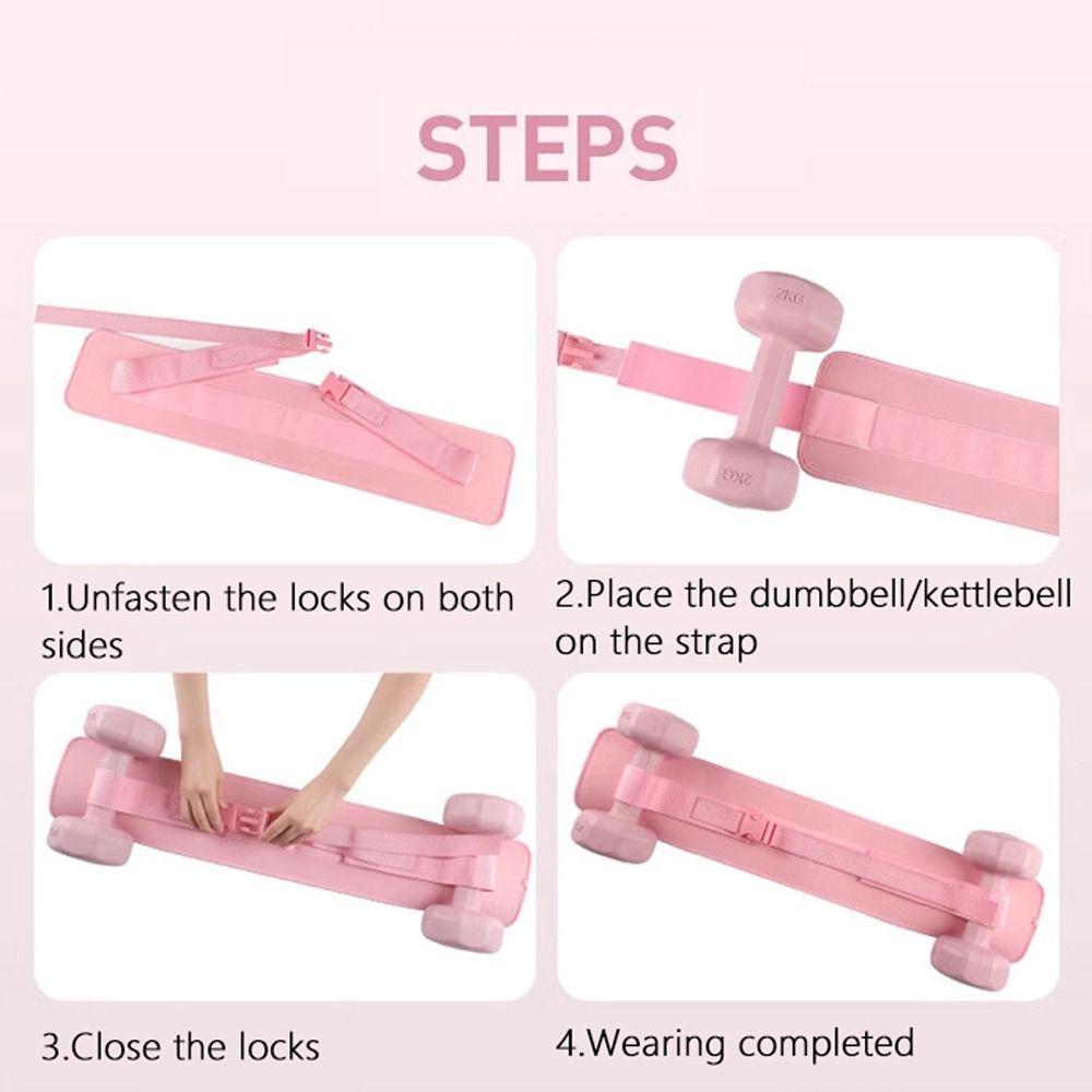 Slip-Resistant Hip Thrust Belt Strength Training Gym Accessories Weight Belt  for Dumbbell